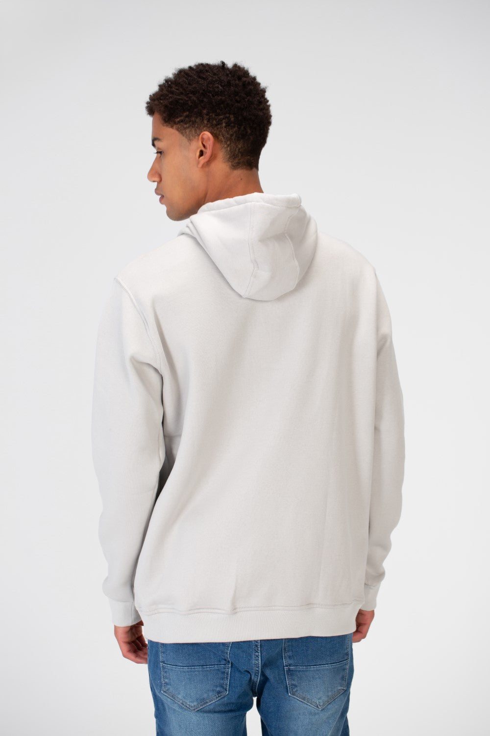 Men's Basic Plain Hoodie Sweatshirt With Pocket And Tomato Badge On The Front