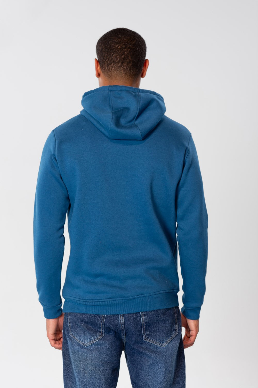 Men's Basic Plain Hoodie Sweatshirt With Pocket And Tomato Badge On The Front