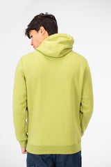 Men's Hoodie With Front Print And Long Sleeves