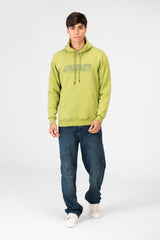 Men's Hoodie With Front Print And Long Sleeves