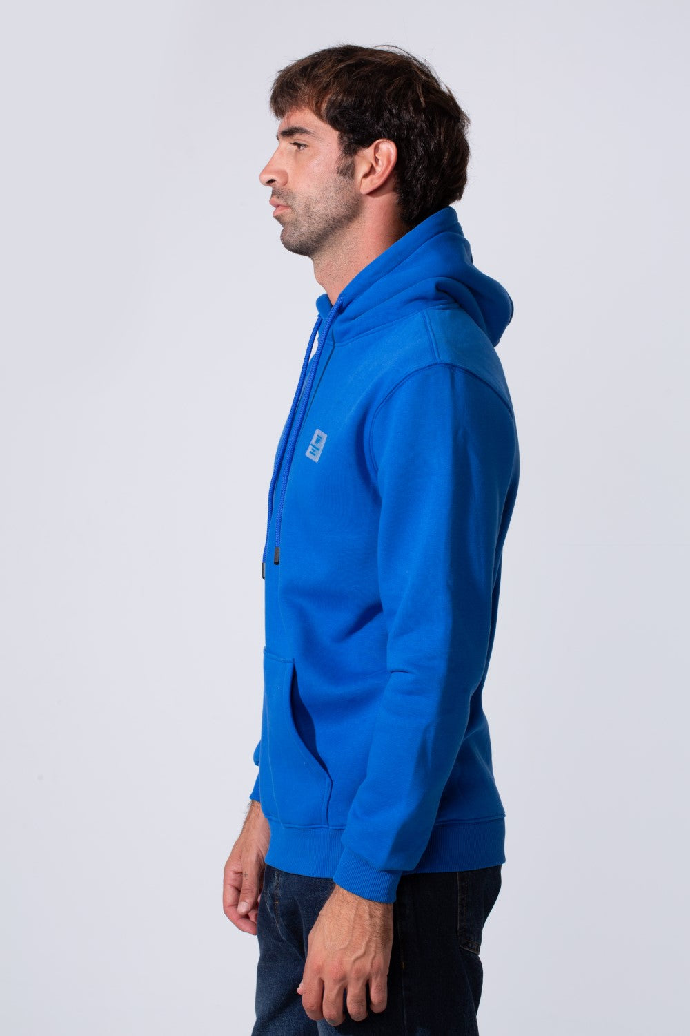 Men's Basic Slim Fit Milton Long Sleeve Hoodie Sweatshirt