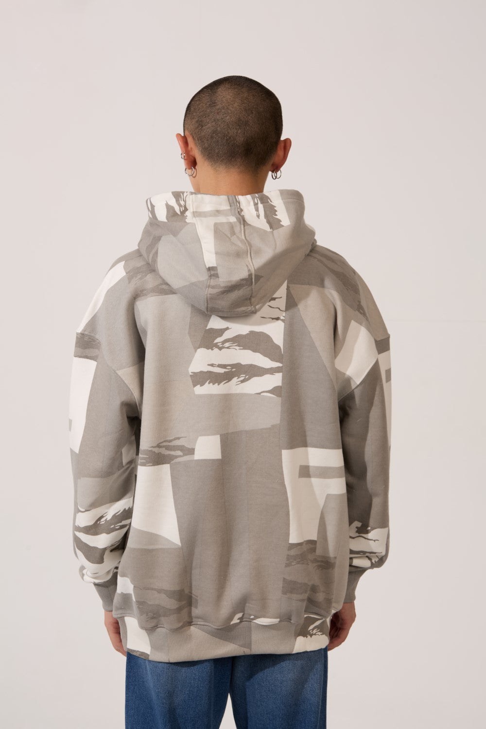 Men's Army Regular Fit Milton Long Sleeves Hoodie Sweatshirt With Front Pocket