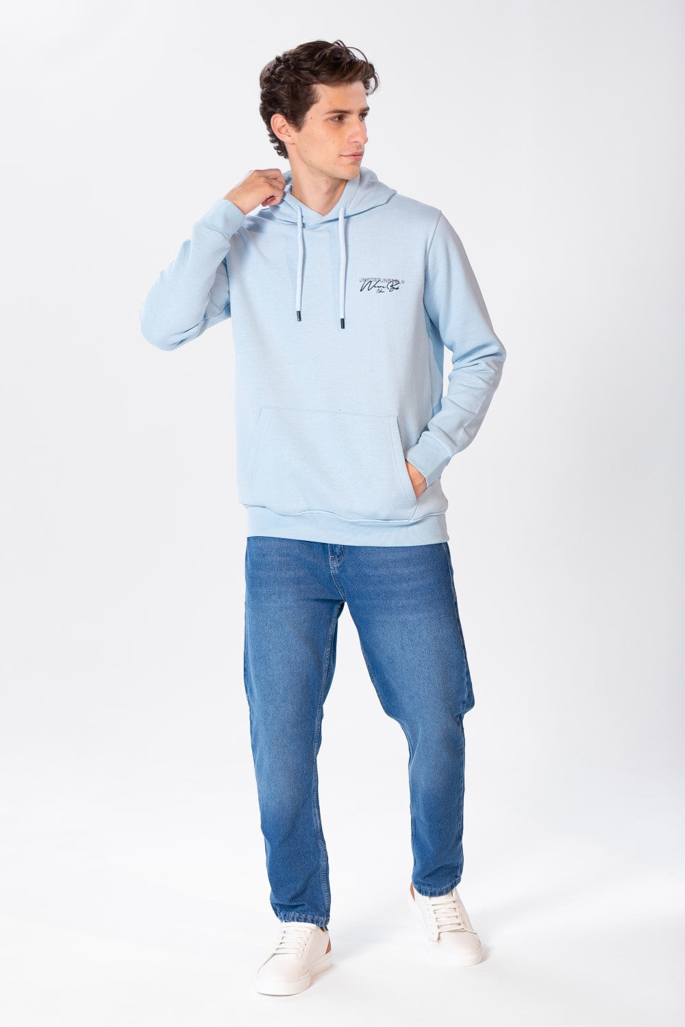 Men's Hoodie Sweatshirt With Kangaroo Pocket And Comfortable Fit