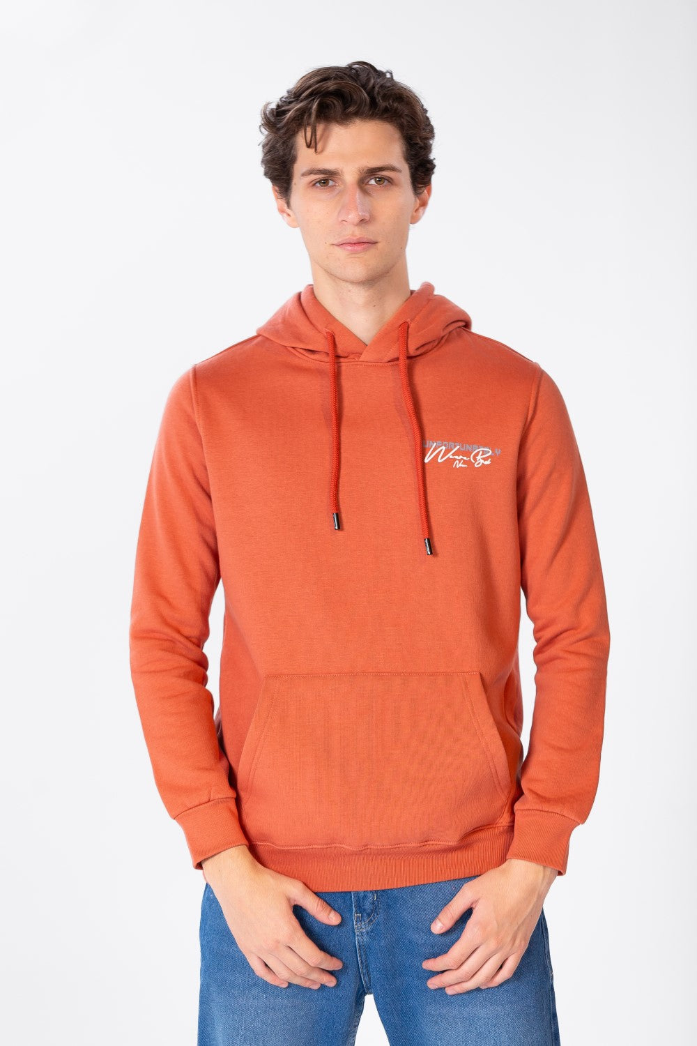 Men's Hoodie Sweatshirt With Kangaroo Pocket And Comfortable Fit