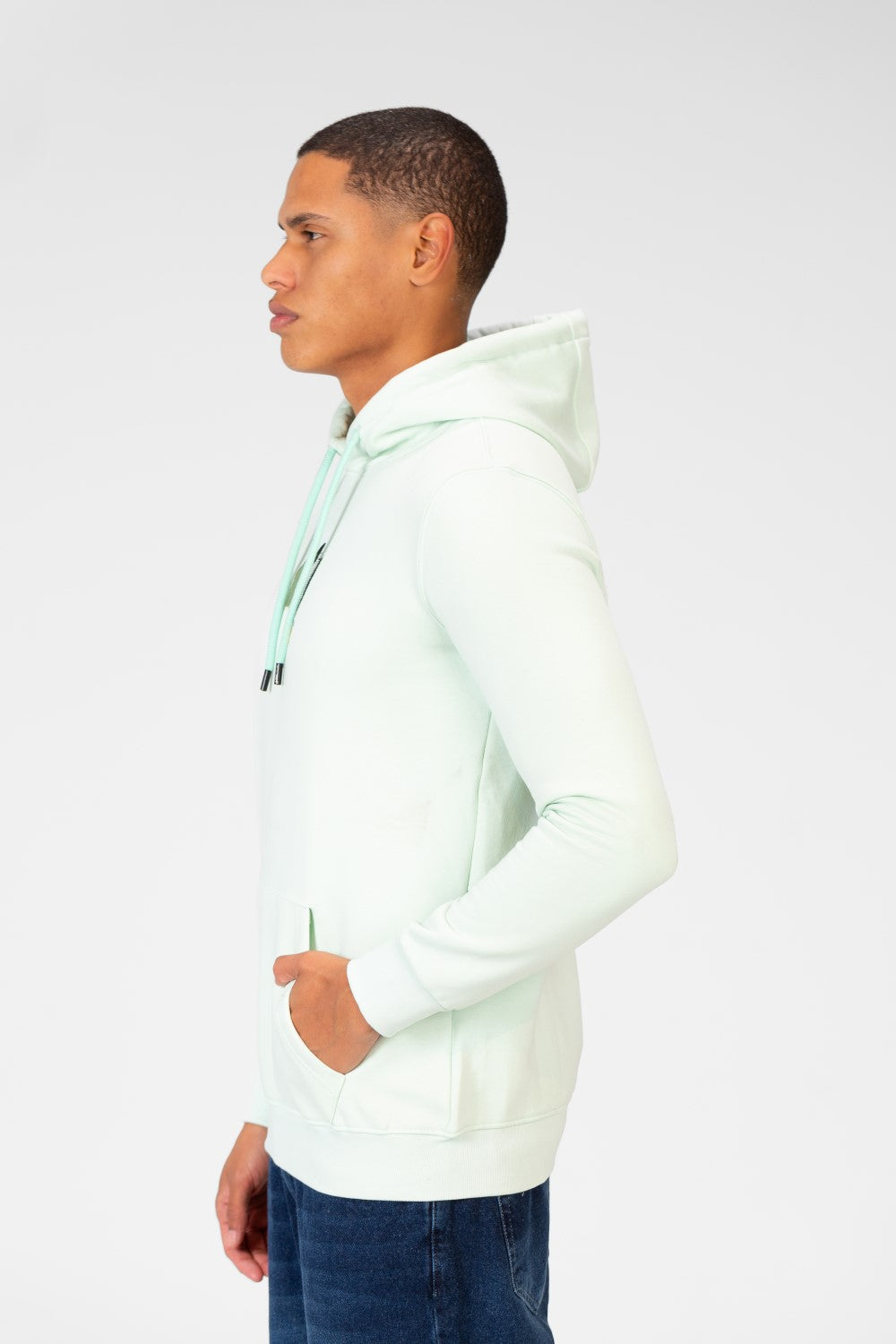 Men's Printed Hooded Sweatshirt With Front Pocket 1