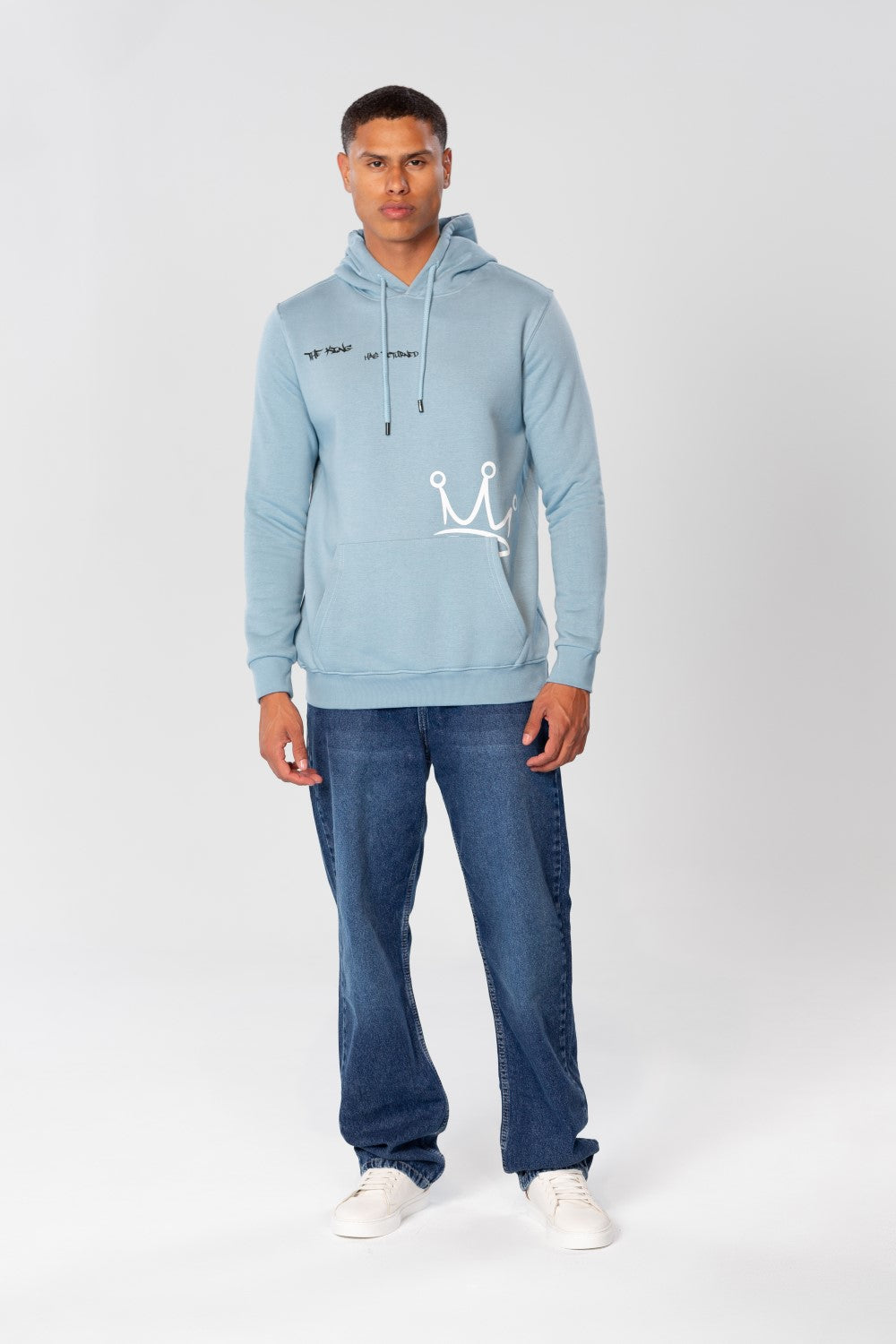 Men's Hoodie Sweatshirt With Front And Back Print
