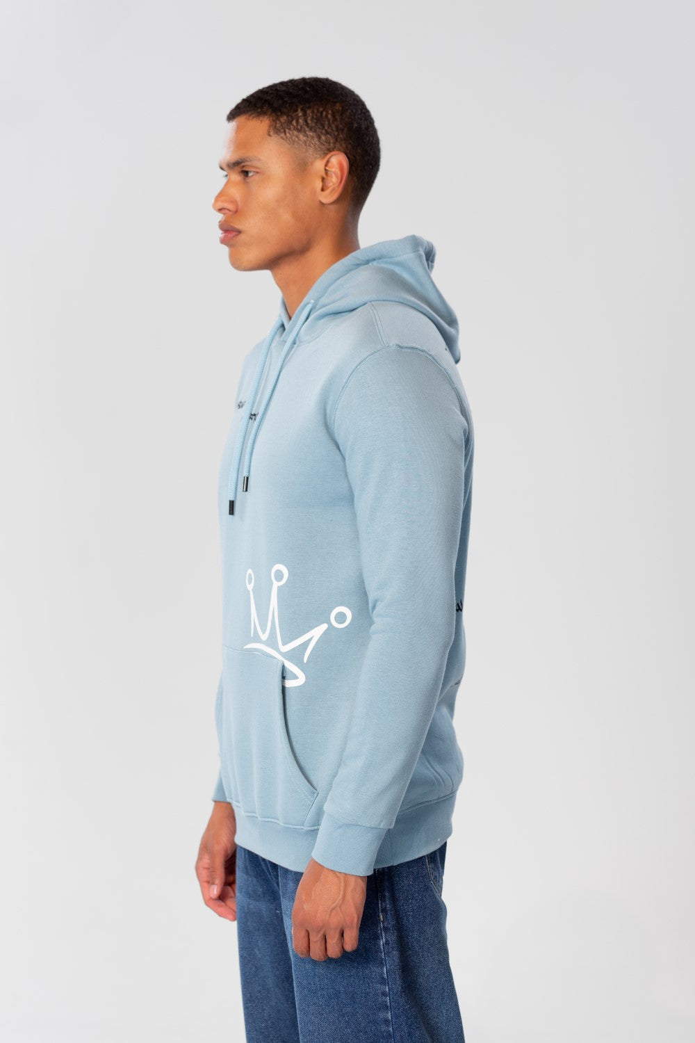 Men's Hoodie Sweatshirt With Front And Back Print