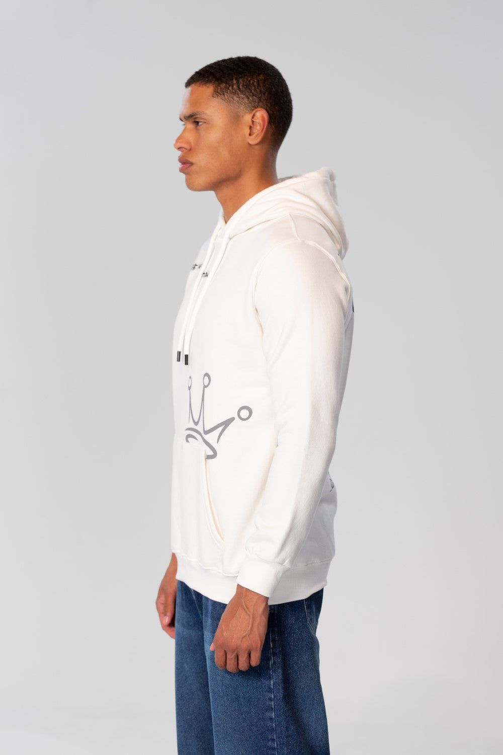 Men's Hoodie Sweatshirt With Front And Back Print