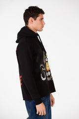 Men's Text Print Hoodie Sweatshirt