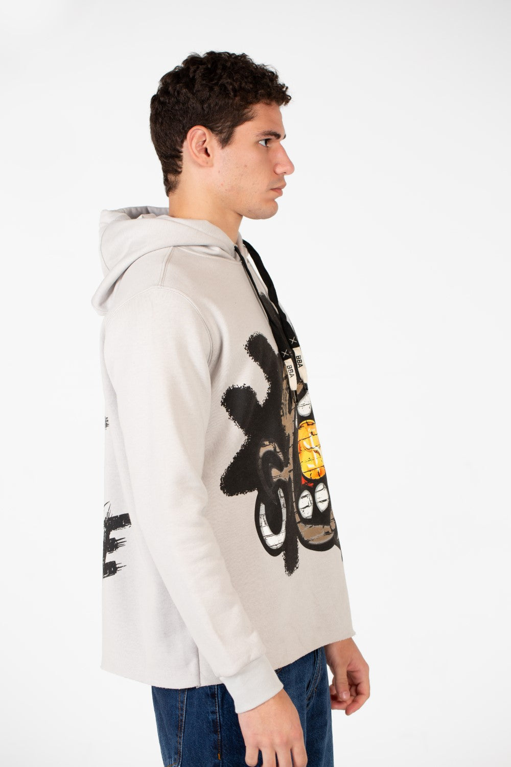 Men's Text Print Hoodie Sweatshirt