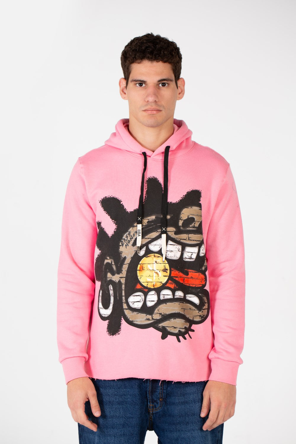 Men's Text Print Hoodie Sweatshirt