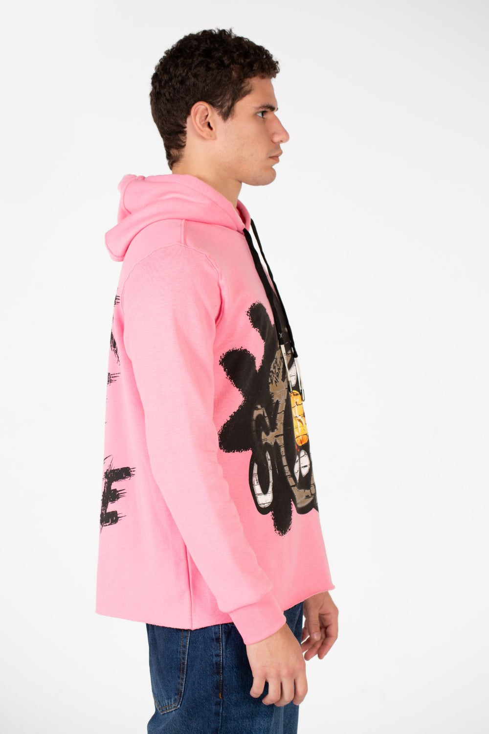 Men's Text Print Hoodie Sweatshirt
