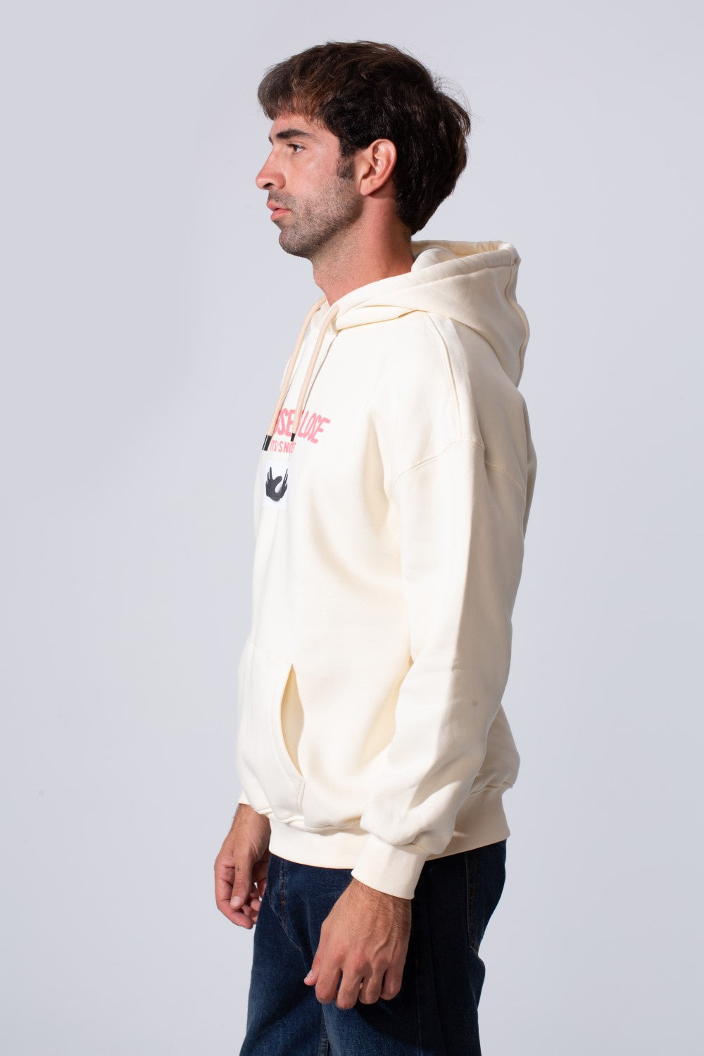 Men's Milton Regular Fit Graphic Print Hoodie Sweatshirt