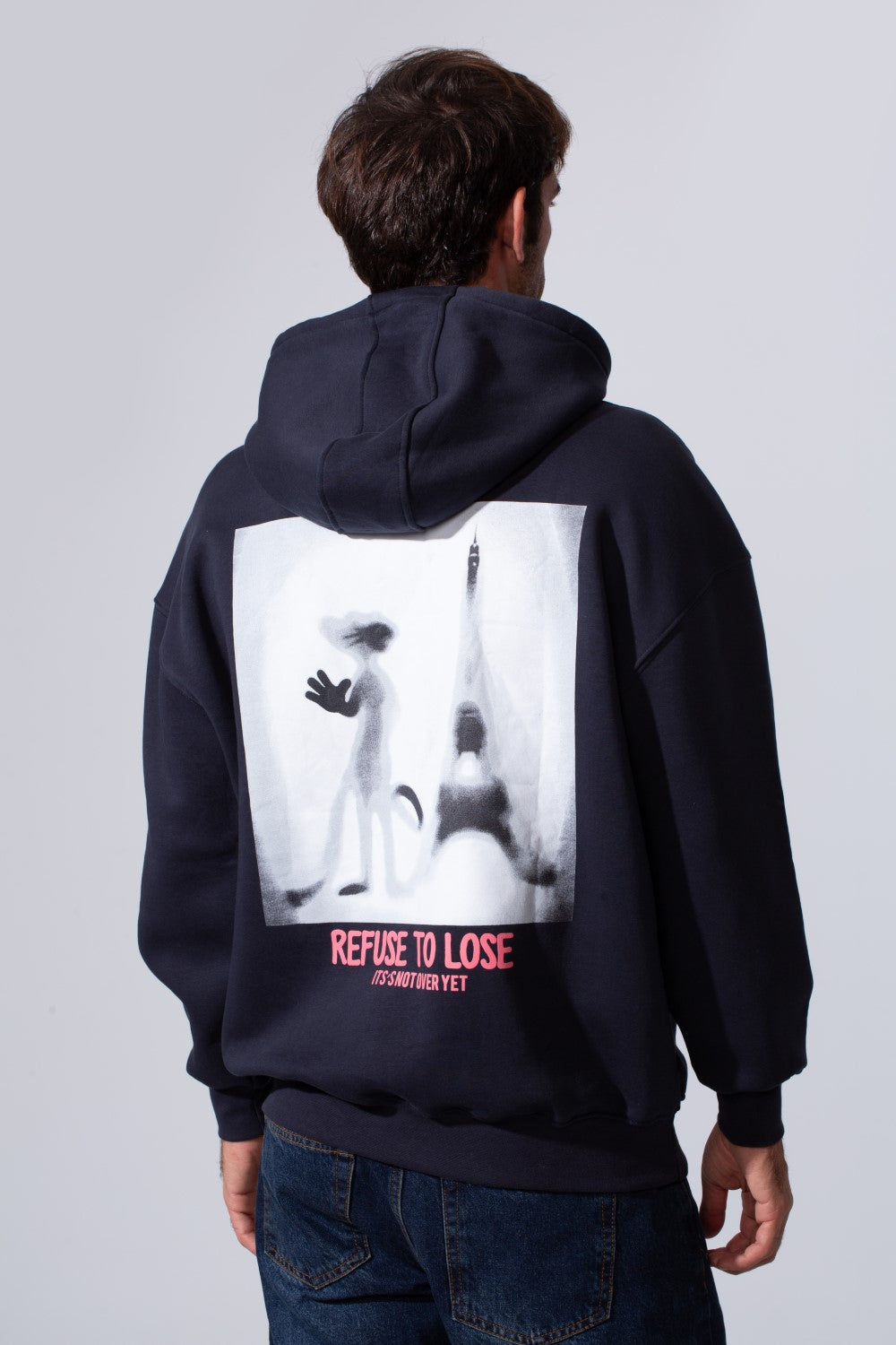 Men's Milton Regular Fit Graphic Print Hoodie Sweatshirt