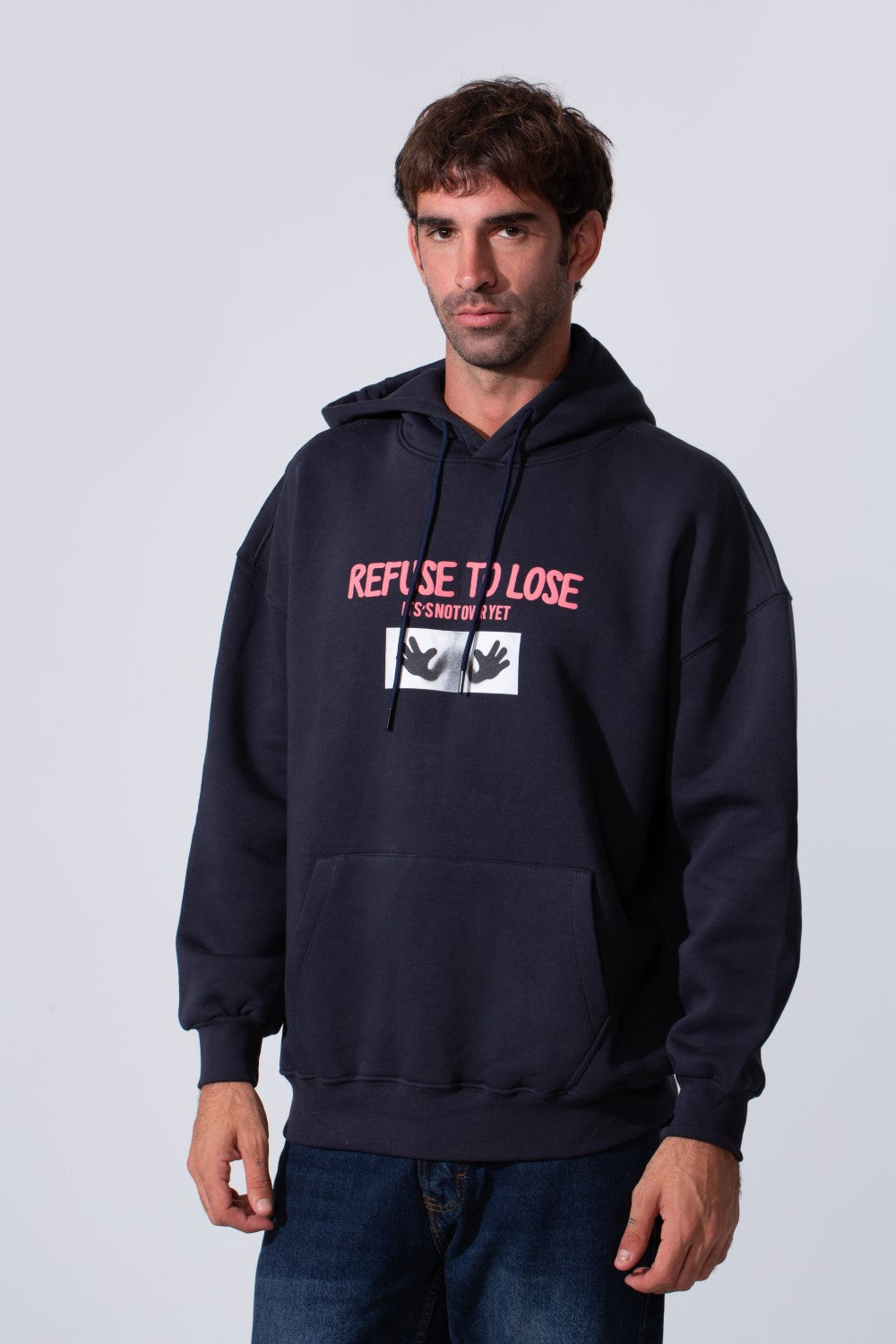 Men's Milton Regular Fit Graphic Print Hoodie Sweatshirt
