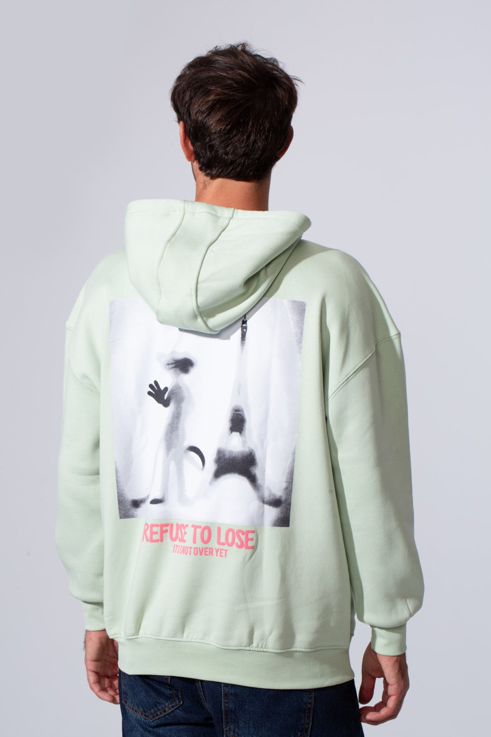 Men's Milton Regular Fit Graphic Print Hoodie Sweatshirt