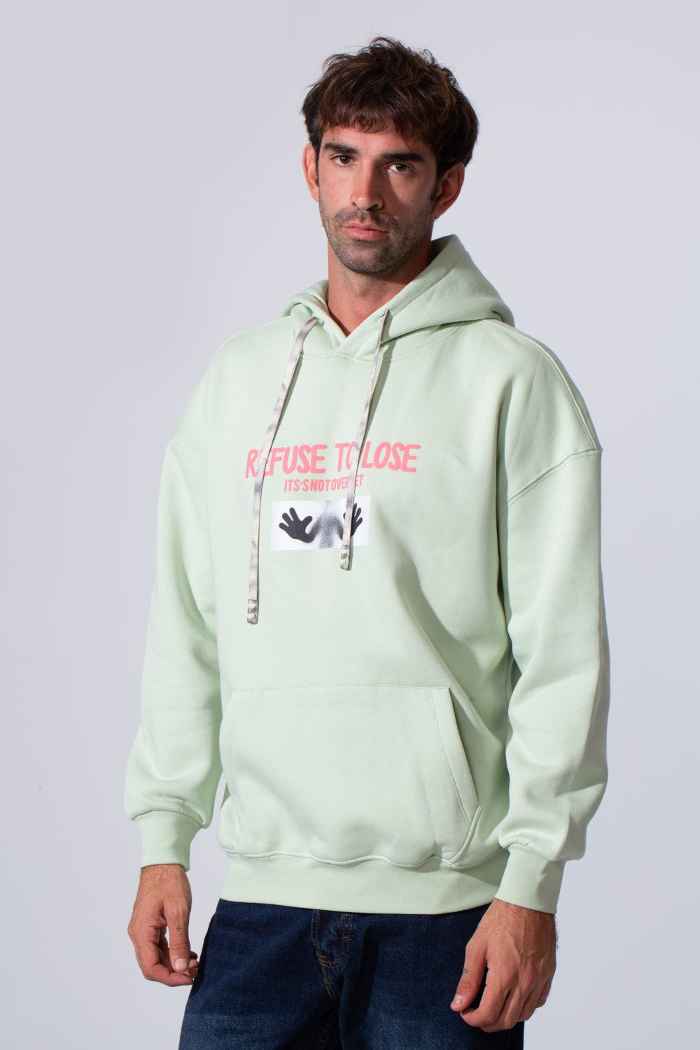 Men's Milton Regular Fit Graphic Print Hoodie Sweatshirt