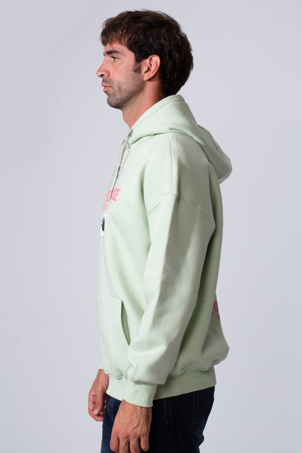 Men's Milton Regular Fit Graphic Print Hoodie Sweatshirt