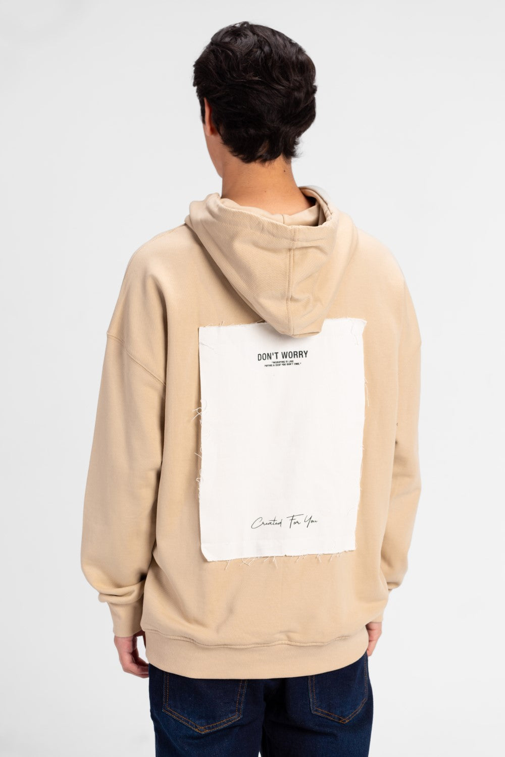Men's Oversized Hood Sweatshirt With Kangaroo Pocket