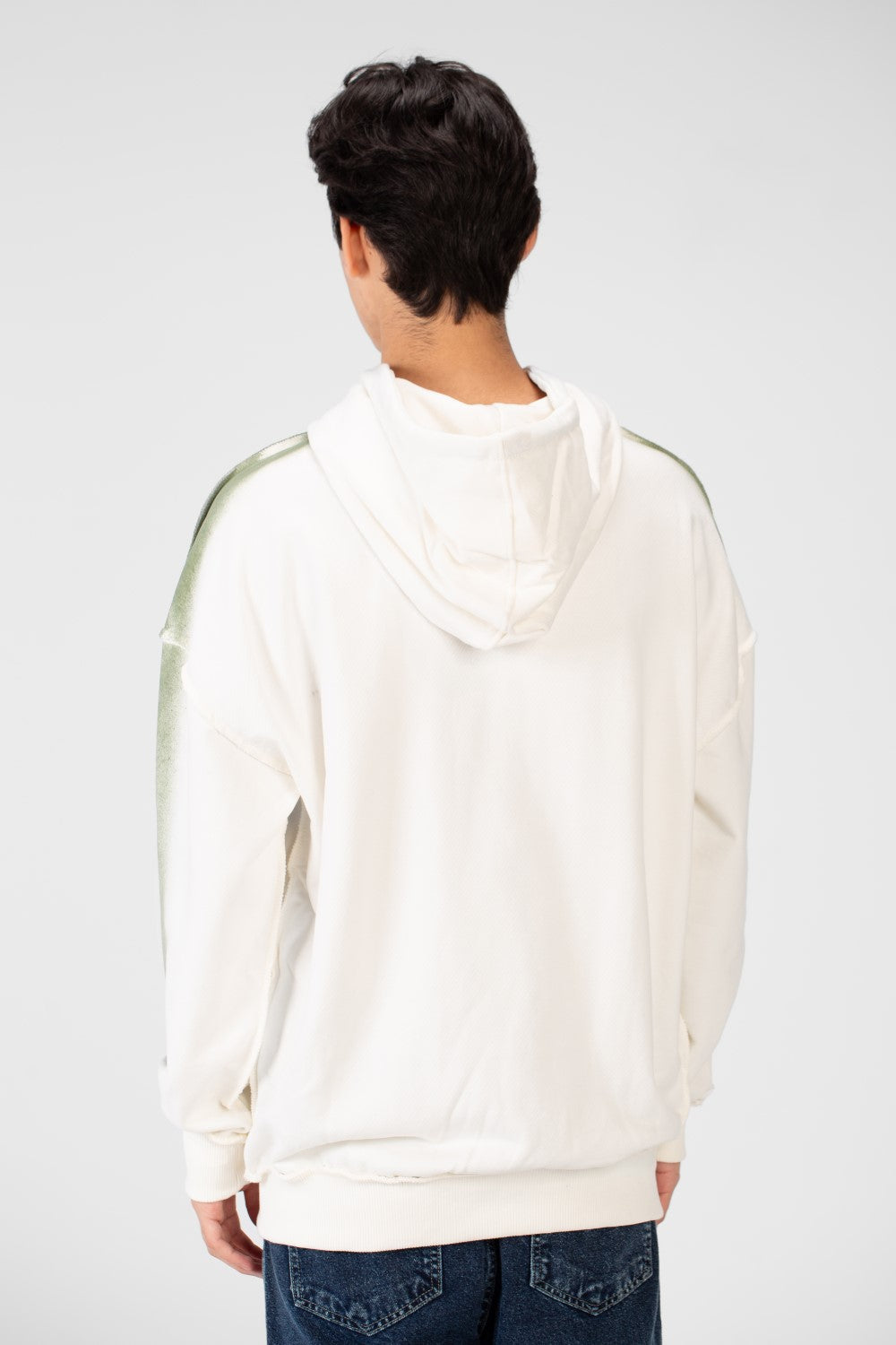 Men's Oversize Hoodie Sweatshirt With Text Print