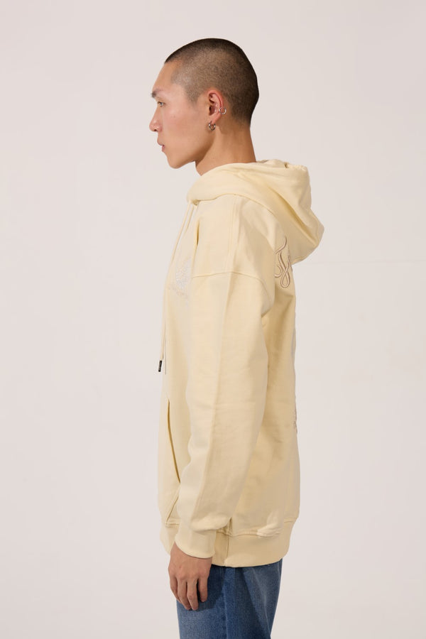Men's Tomato Milton Regular Fit Sweatshirt With Modern Back Print Long Sleeves And Hood