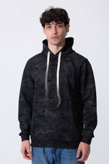 Men's Slim Fit Washed Hoodie Sweatshirt With A Front Kangaroo Pocket