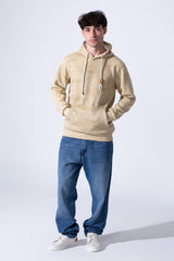 Men's Slim Fit Milton Tie Dye Hood Sweatshirt With Front Pocket And Long Sleeves