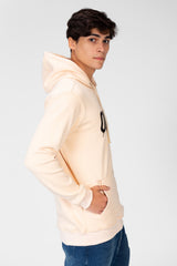 Men's Hooded Sweatshirt With Front Pocket And Long Sleeves