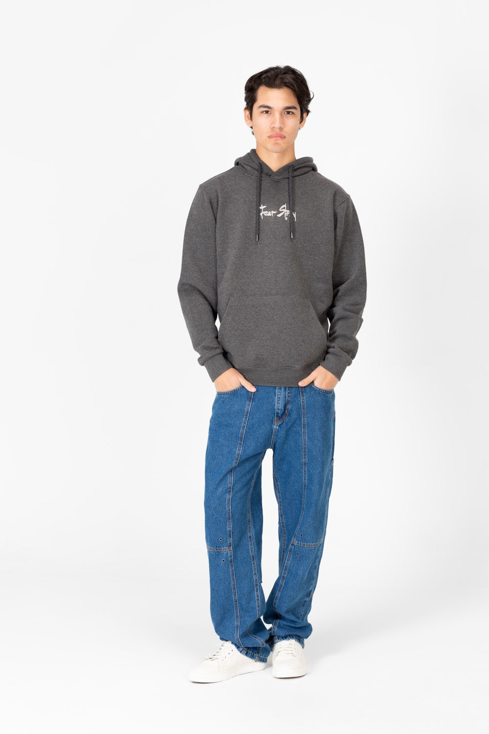 Men's Back Graphic Print Hoodie Sweatshirt