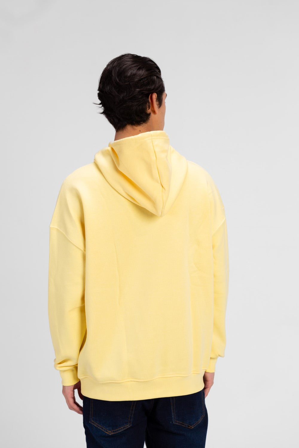 Men's Oversized Hood Sweatshirt With Front Print