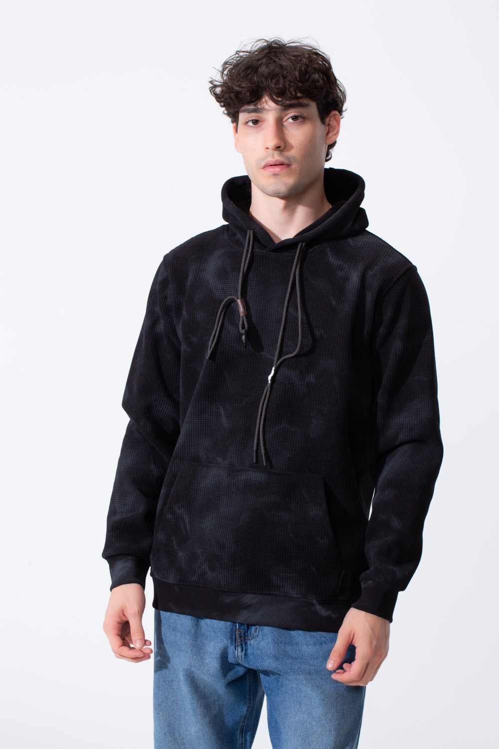 Men's Tie Dye Slim Fit Long Sleeve Sweatshirt