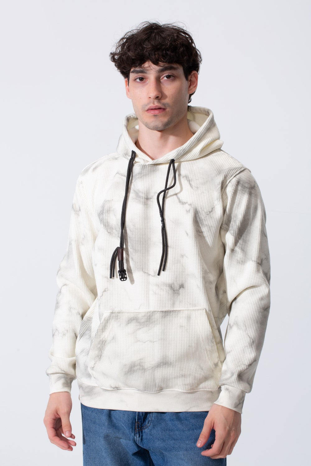 Men's Tie Dye Slim Fit Long Sleeve Sweatshirt