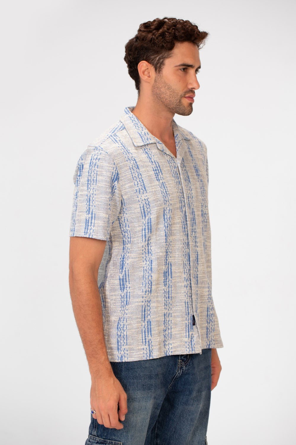 Men's Summer Modern Slim Fit Half Sleeve Mesh Shirt