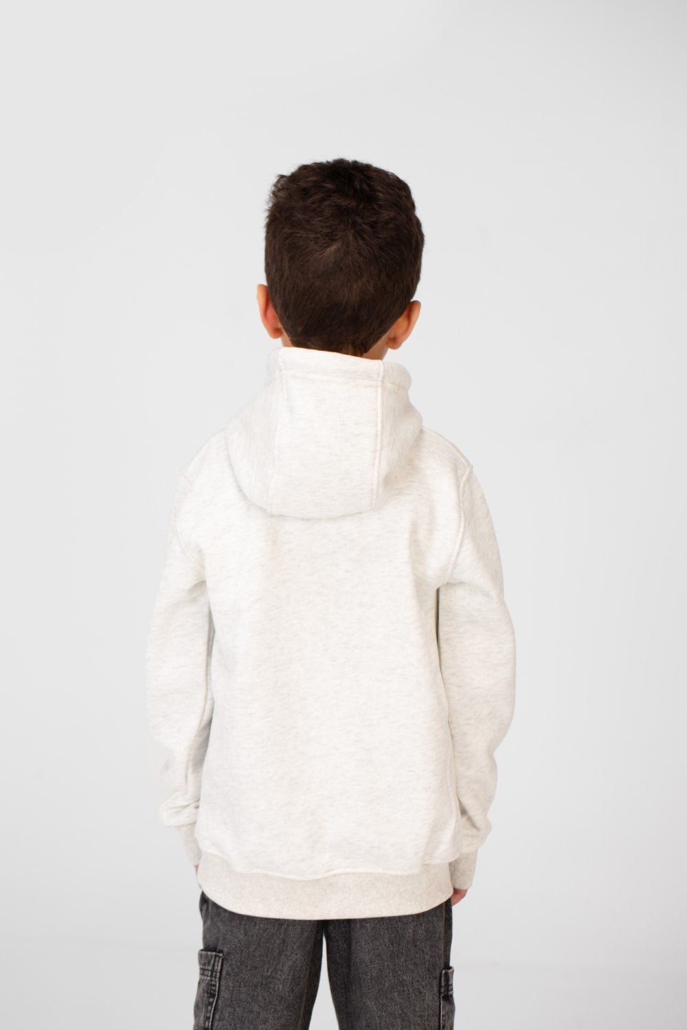 Boy's Hoodie With Side Print And Long Sleeves