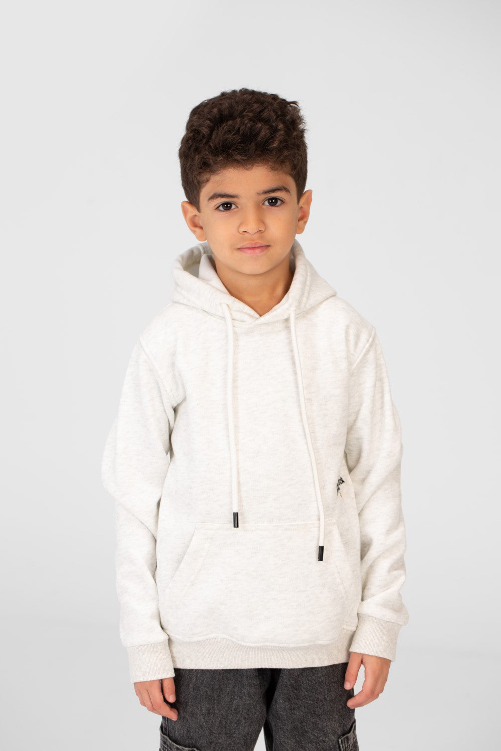 Boy's Hoodie With Side Print And Long Sleeves