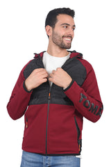 Men's Winter Hooded Padded Sweatshirt