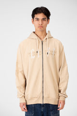 Men's Oversize Hooded Sweatshirt With Full Zipper