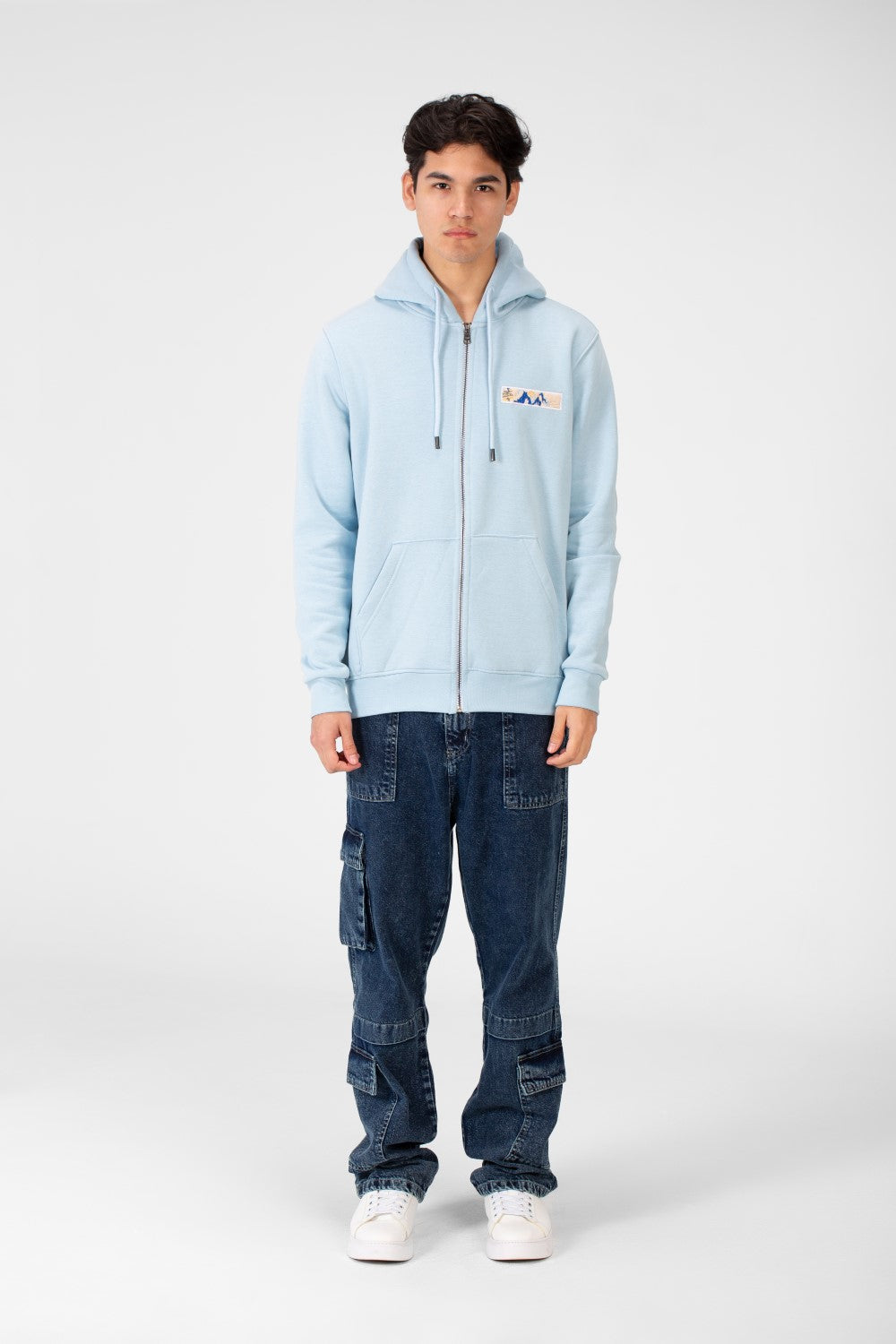 Men's Printed Long Sleeves Hooded Sweatshirt