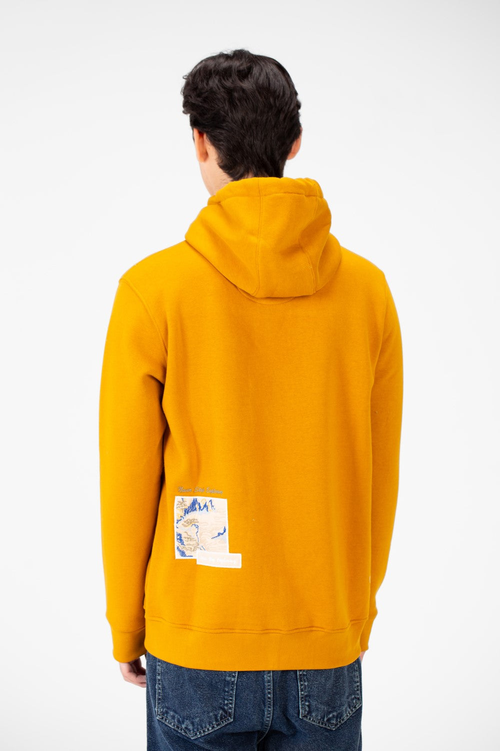 Men's Printed Long Sleeves Hooded Sweatshirt