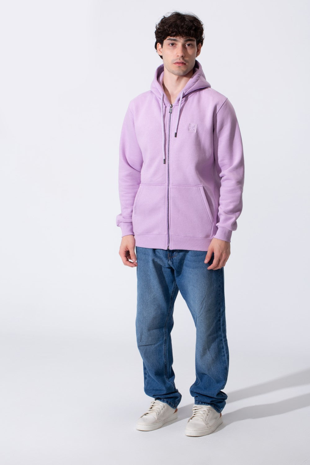 Men's Full Zip Slim Fit Milton Hoodie Sweatshirt