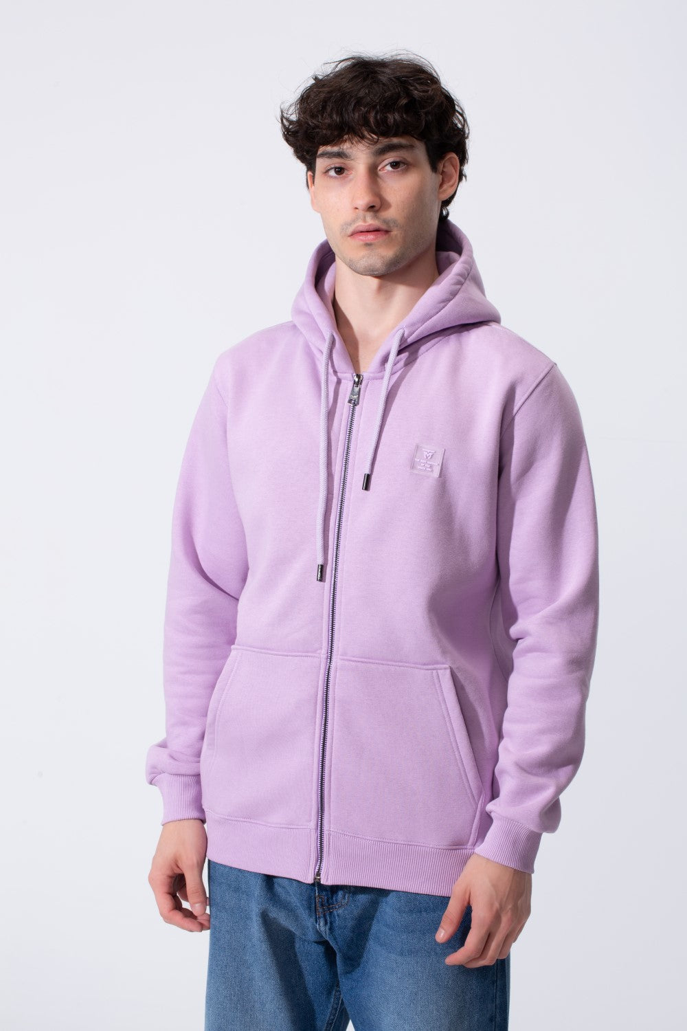 Men's Full Zip Slim Fit Milton Hoodie Sweatshirt