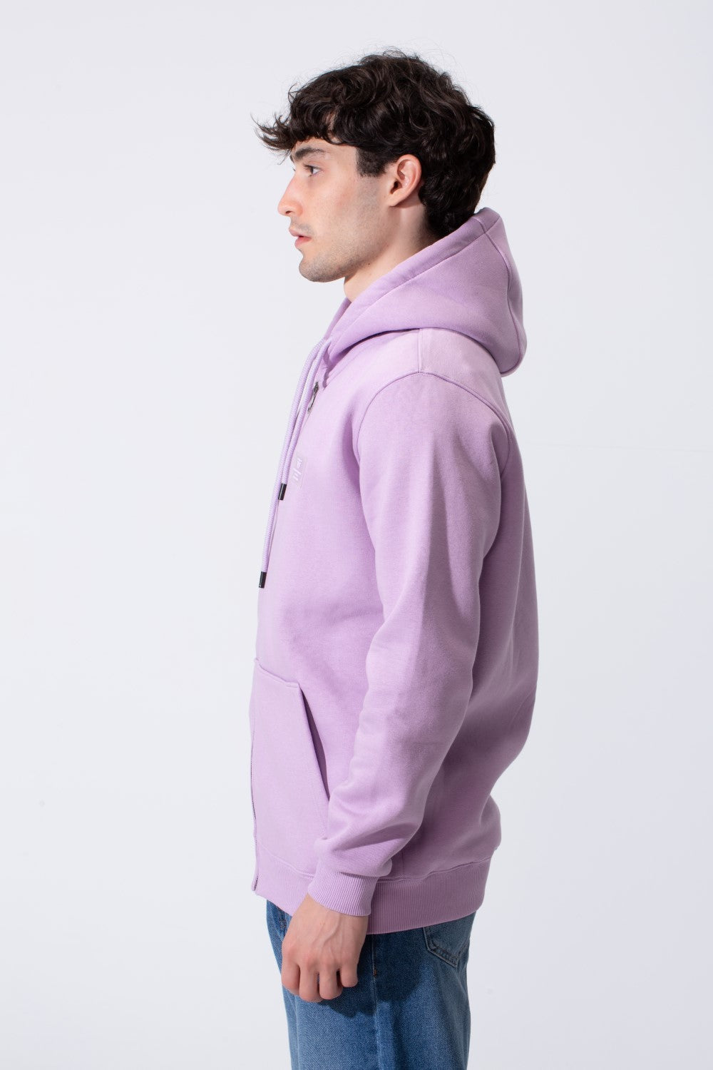 Men's Full Zip Slim Fit Milton Hoodie Sweatshirt