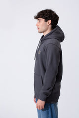 Men's Tomato Slim Fit Hood Sweatshirt With Full Front Zipper And Pockets