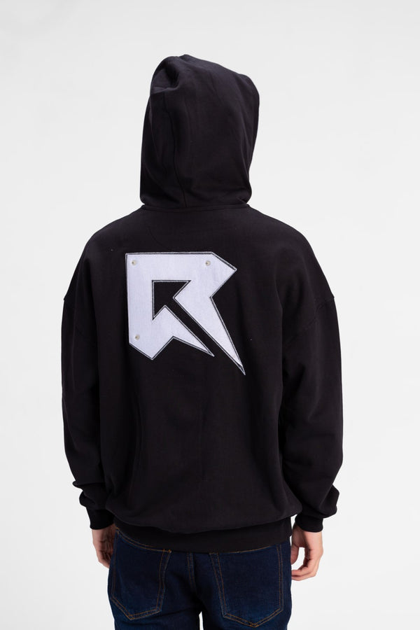 Men's Basic Oversized Full Front Zip Sweatshirt