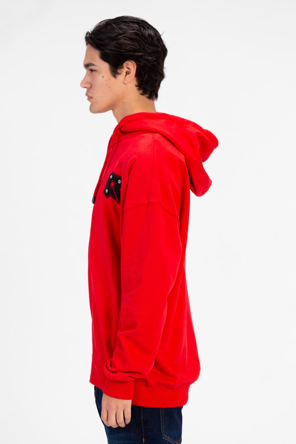 Men's Basic Oversized Full Front Zip Sweatshirt