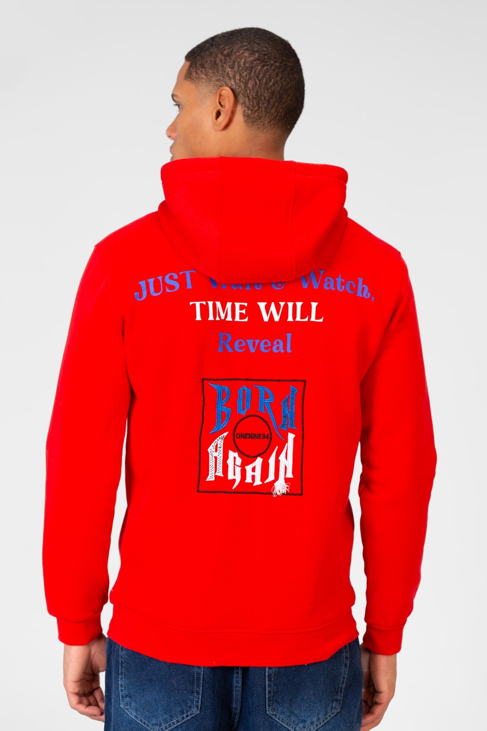 Men's Hood Sweatshirt With Full Front Zipper