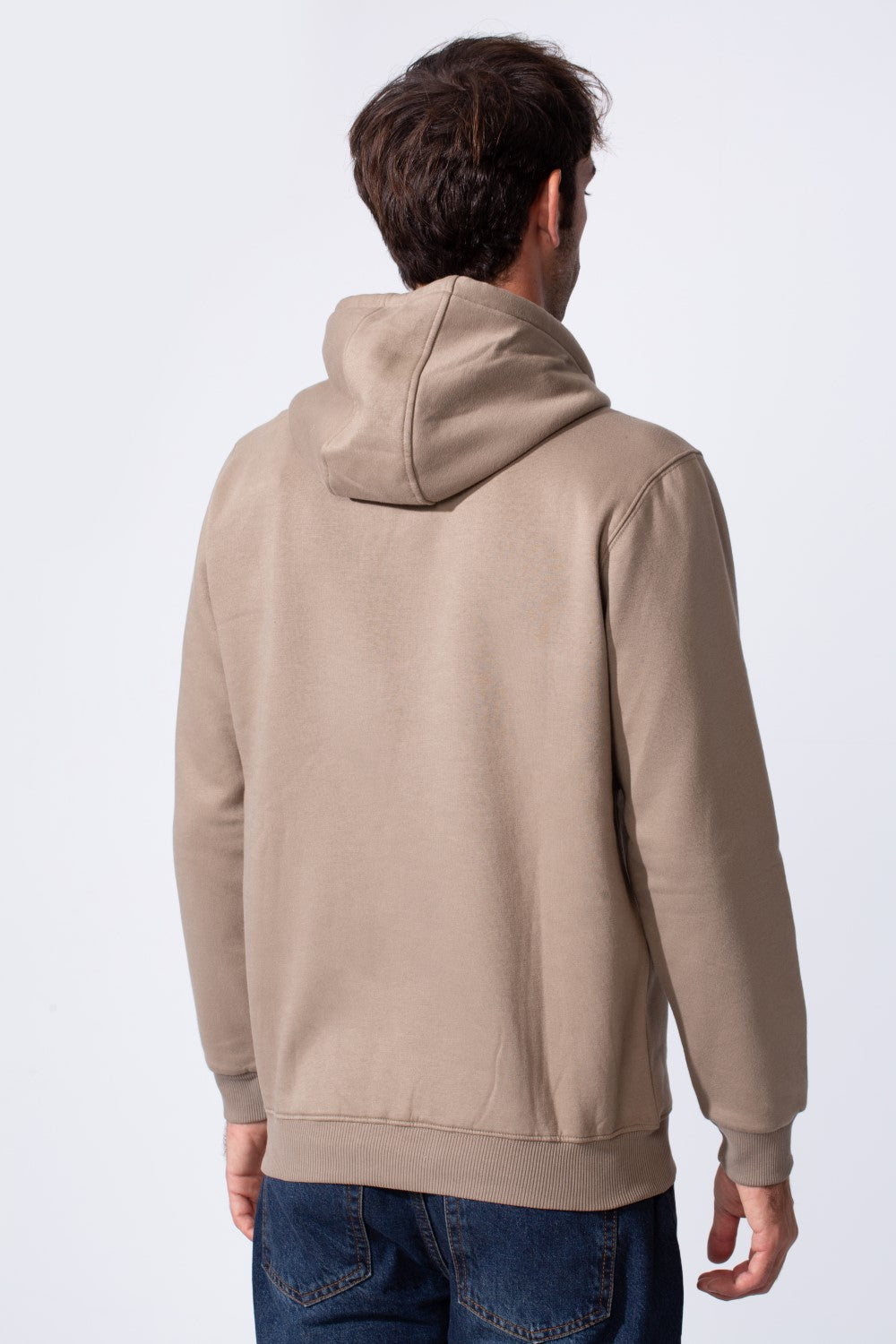 Men's Milton Basic Slim Fit Zip-Up Sweatshirt With Full Sleeves And Hood