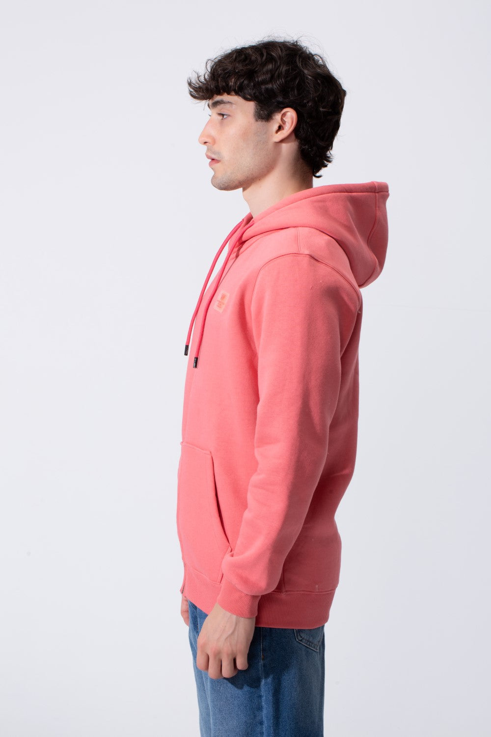 Men's Milton Basic Slim Fit Zip-Up Sweatshirt With Full Sleeves And Hood
