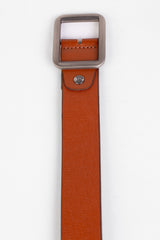 Men's Square Clasp Faux Leather casual belt