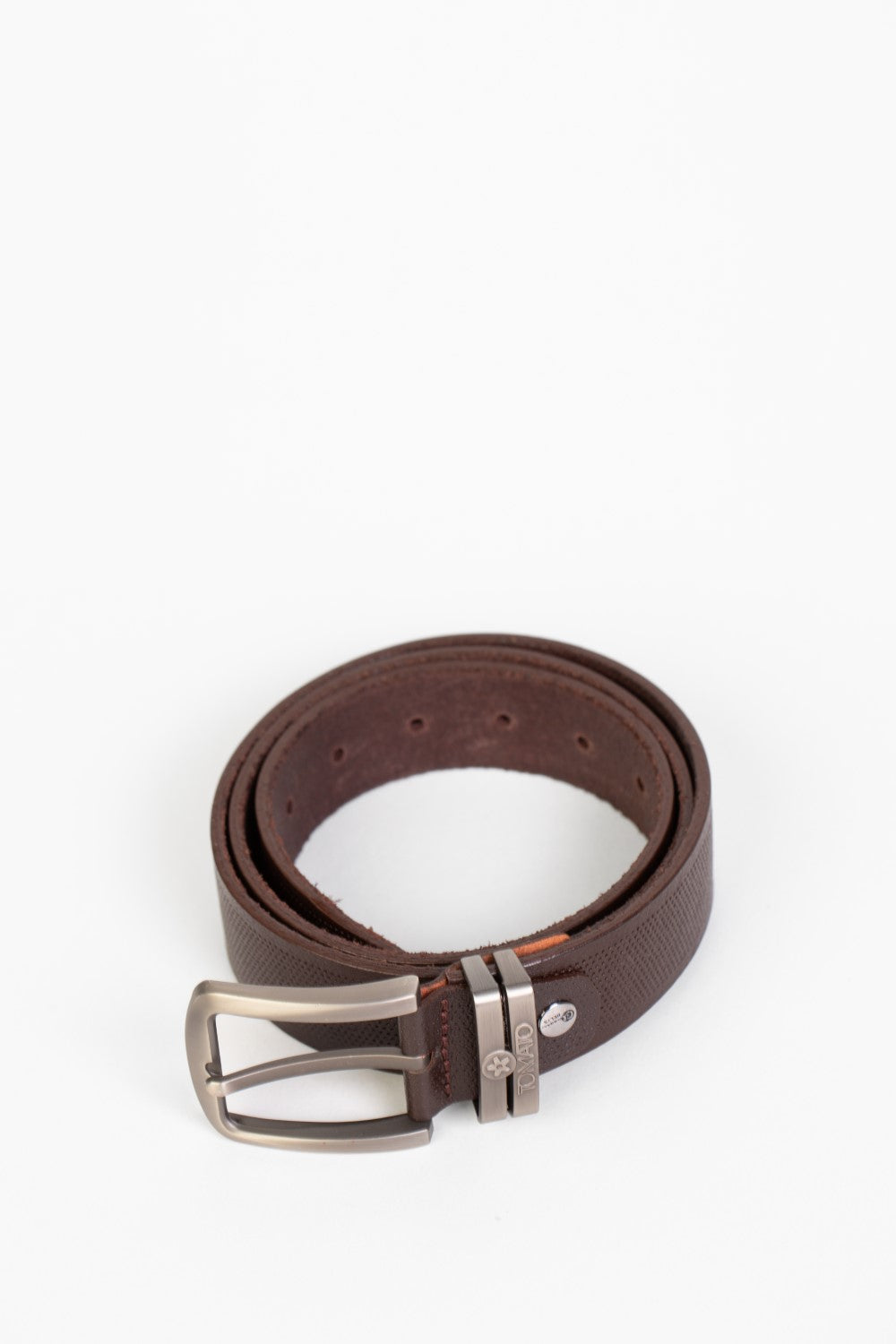 حزام جلد كاجوال رجالي من Tomato مع ثقوب نقطية